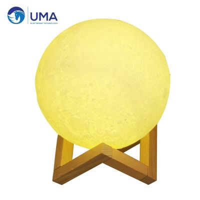 2700K LED Luna Space Lamp Ambientale PLA Stampa 3D 12cm x 15cm Null Design Style