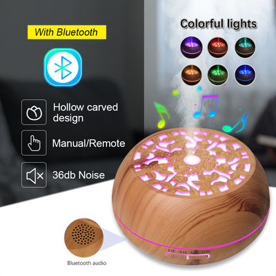 550ml Diffusore di aroma elettrico con telecomando e altoparlante Bluetooth