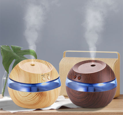 Umidificatore d'aria portatile USB ad ultrasuoni per uso domestico con luce a LED a cambio colore 300 ml