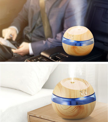 Umidificatore d'aria portatile USB ad ultrasuoni per uso domestico con luce a LED a cambio colore 300 ml
