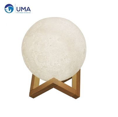 2700K LED Luna Space Lamp Ambientale PLA Stampa 3D 12cm x 15cm Null Design Style