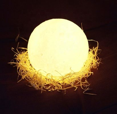 2700K LED Luna Space Lamp Ambientale PLA Stampa 3D 12cm x 15cm Null Design Style