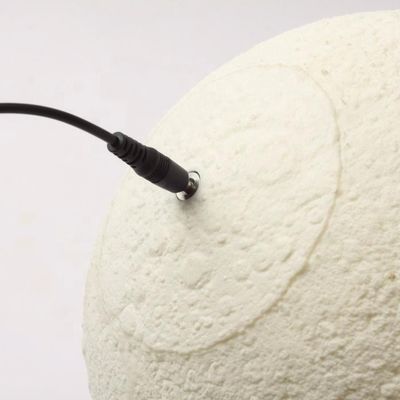 Controllo touch dimmabile PLA 3D di stampa a distanza lampada lunare con 10000 ore di durata