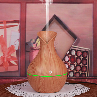 130ML Vaso ad ultrasuoni a grano di legno Mini USB portatile umidificatore per la gestione dell'umidità