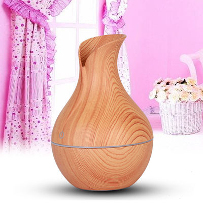 130ML Vaso ad ultrasuoni a grano di legno Mini USB portatile umidificatore per la gestione dell'umidità
