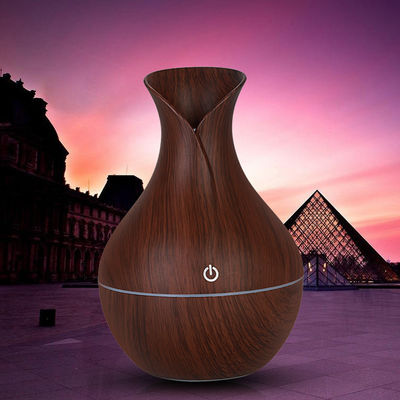 130ML Vaso ad ultrasuoni a grano di legno Mini USB portatile umidificatore per la gestione dell'umidità