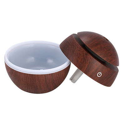 Altre funzioni Mini USB portatile ad ultrasuoni 130ML Umidificatore di cereali di legno con luce a led