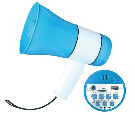 Set di altoparlanti tipo 619U 30W Megafono portatile in plastica con sirena