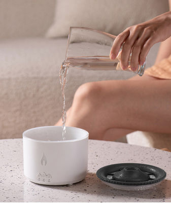 Aromatizzazione e umidificazione domestica con diffusore di fuoco volcanico a olio essenziale a fiamma 3D