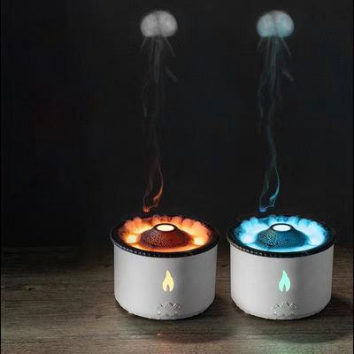 350ml Capacità 3D Flame Effect Vulcano Air Humidifier Aroma Diffuser per profumi domestici