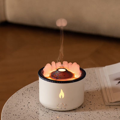 350ml Capacità 3D Flame Effect Vulcano Air Humidifier Aroma Diffuser per profumi domestici