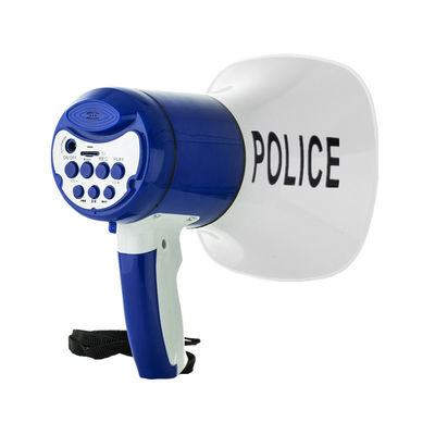 30W Rechargeable Plastic Directors Megaphone con Siren Mic Music Facile da usare