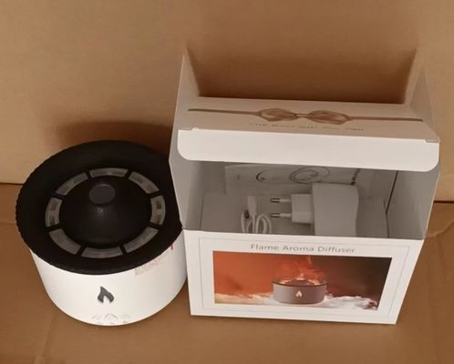 12W Potenza 2023 Amaz 24V Ultrasuoni Vulcano Vaporizer Aroma Diffusore Umidificatore 3D Fiamma