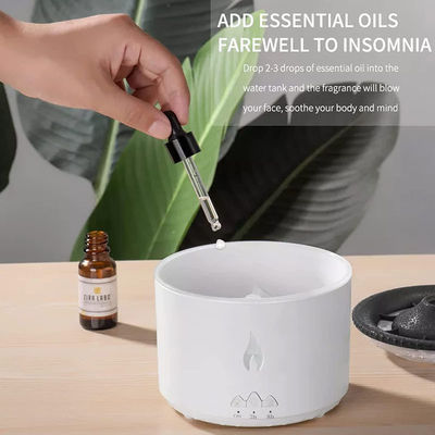 Prova la differenza con il 3D Flame Ultrasonic Volcano Humidifier Aroma Diffuser