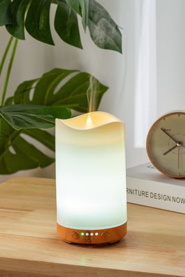 Migliora il tuo gioco di aromaterapia con il diffusore di aroma dell'olio essenziale a luce di candela da 130 ml