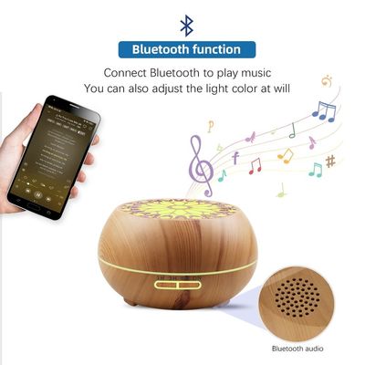 Capacità&gt; 200 ml Olio essenziale ad ultrasuoni da muffa privata Bluetoooh Diffusore di aroma per la casa