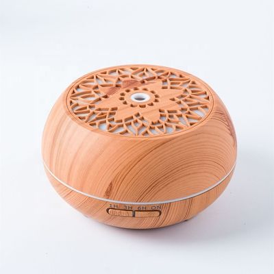 550ml Cambiamento di colore Legno LED Umidificatore di olio essenziale Diffusore di aroma 24V Capacità&gt; 200ml