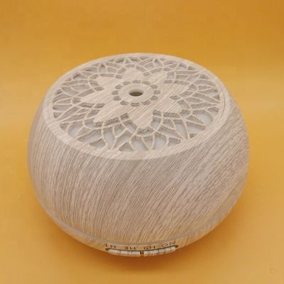 550ml Cambiamento di colore Legno LED Umidificatore di olio essenziale Diffusore di aroma 24V Capacità&gt; 200ml
