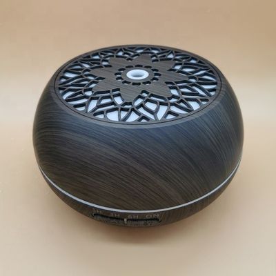 550ml Cambiamento di colore Legno LED Umidificatore di olio essenziale Diffusore di aroma 24V Capacità&gt; 200ml