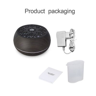 550ml Cambiamento di colore Legno LED Umidificatore di olio essenziale Diffusore di aroma 24V Capacità&gt; 200ml