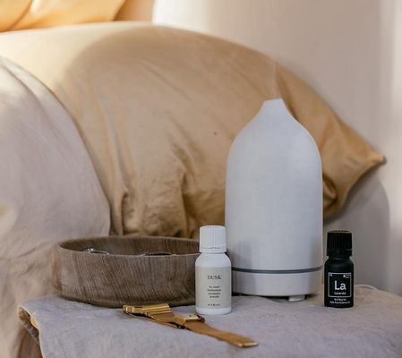 Best seller 2021 Diffusore di aroma in ceramica a pietra ad ultrasuoni da 100 ml con funzione di tempistica