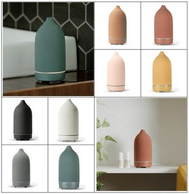 Best seller 2021 Diffusore di aroma in ceramica a pietra ad ultrasuoni da 100 ml con funzione di tempistica
